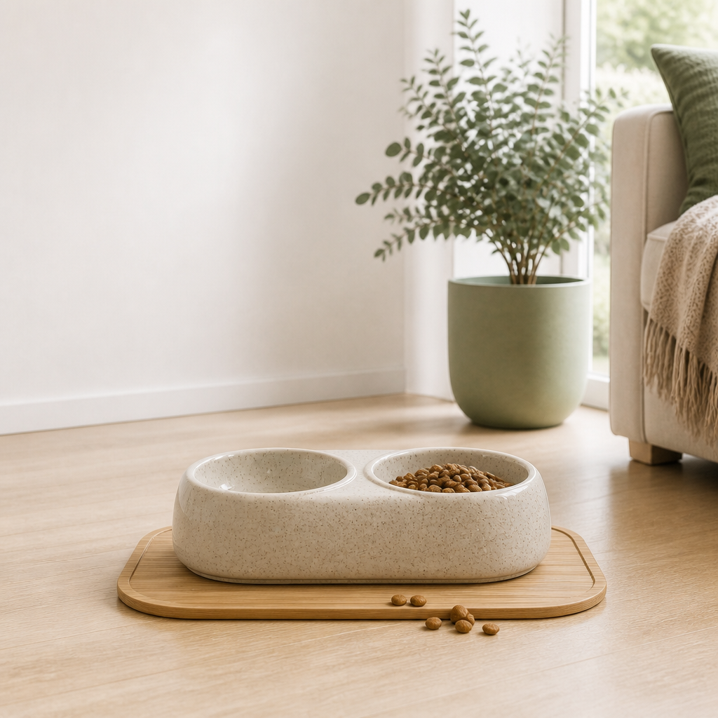 Ceramic Slow-Feed Bowl